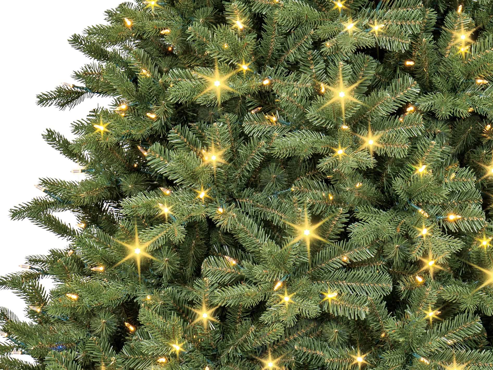 GE 7.5-ft Norway Fir Pre-lit LED Artificial Christmas Tree