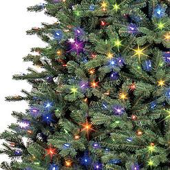 GE 9-ft Norway Fir Pre-lit LED Artificial Christmas Tree