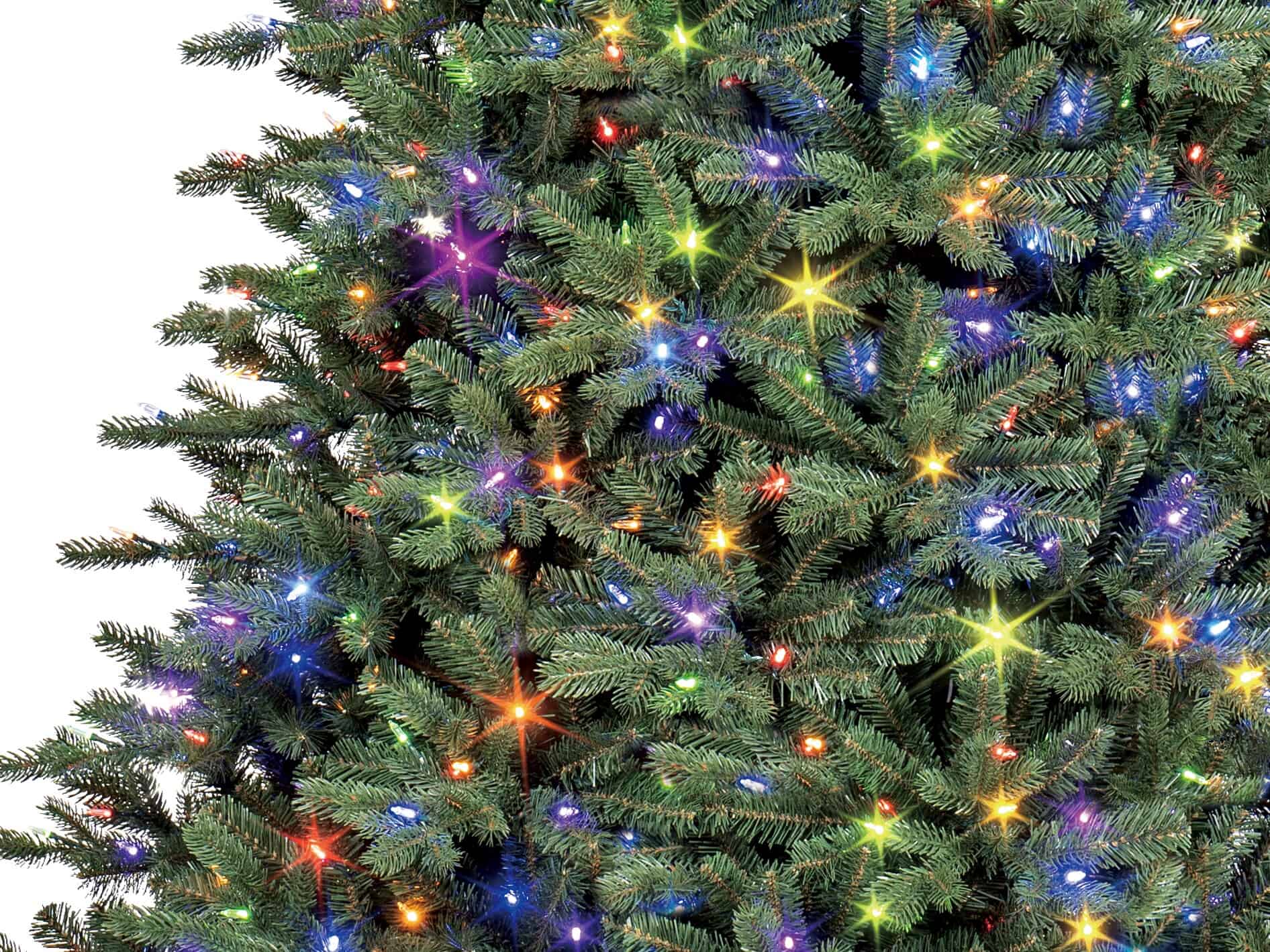 GE 9-ft Norway Fir Pre-lit LED Artificial Christmas Tree