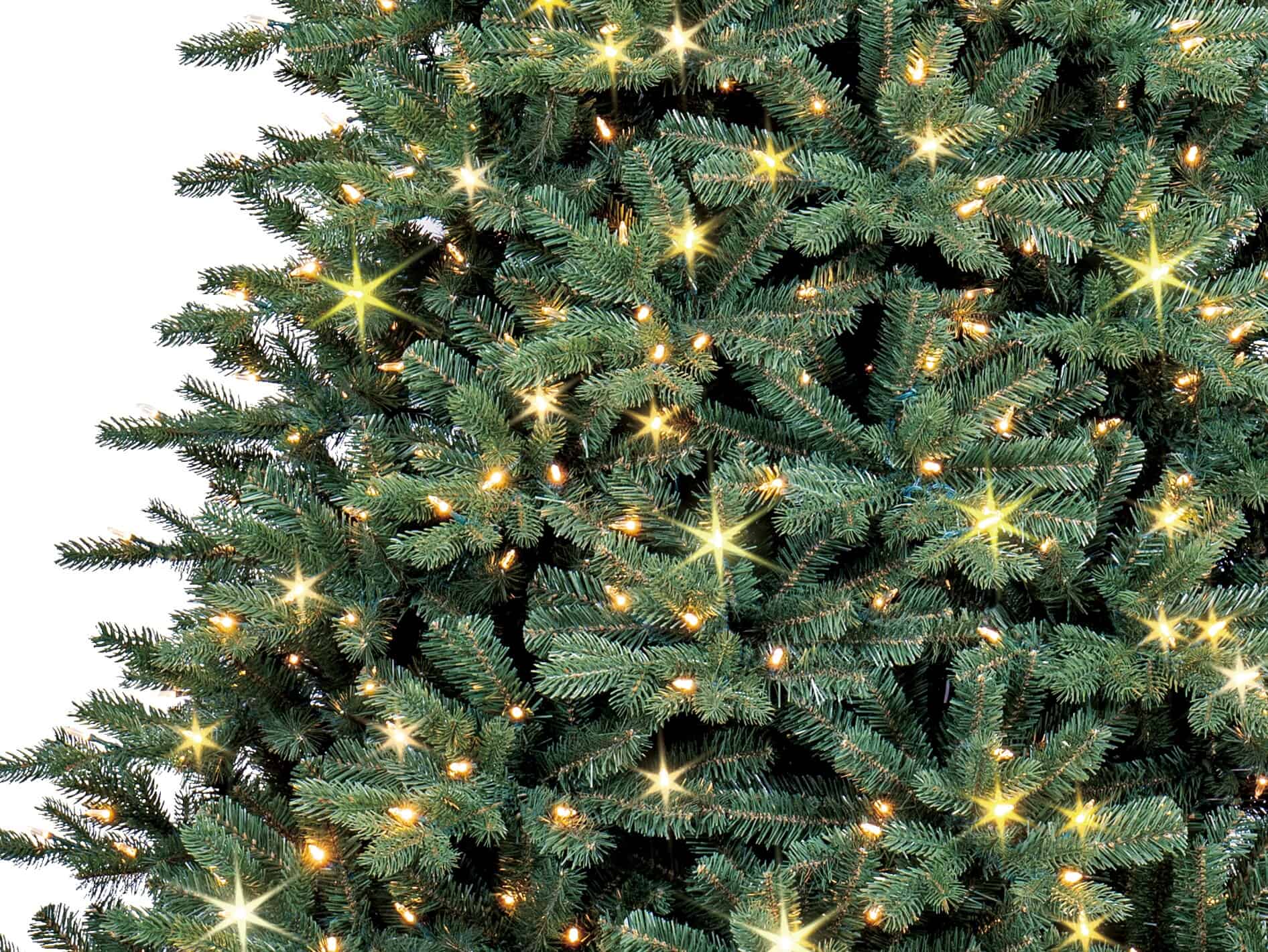 GE 9-ft Norway Fir Pre-lit LED Artificial Christmas Tree