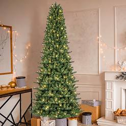GE 9-ft Colorado Spruce Pre-lit LED Artificial Christmas Tree