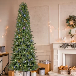 GE 9-ft Colorado Spruce Pre-lit LED Artificial Christmas Tree