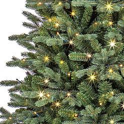 GE 5-ft Aspen Fir Easy Shape Pre-lit LED Artificial Christmas Tree