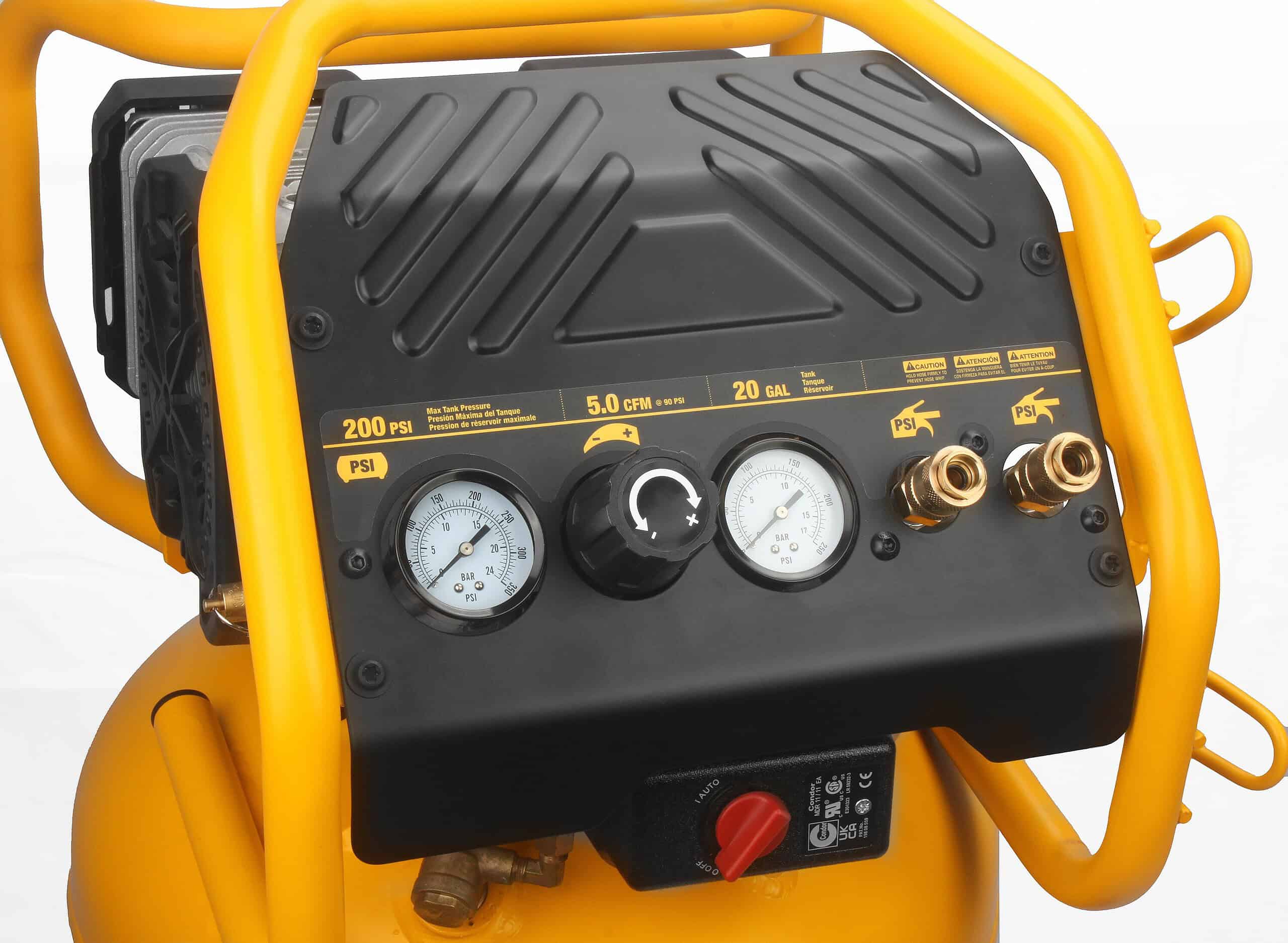 DEWALT XTREME Quiet 2 Stage 20-Gallon Portable Electric 200 PSI Vertical Air Compressor - Image 2