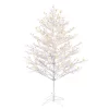 GE 5-ft White Winterberry Pre-lit LED Artificial Christmas Tree