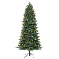 GE 7.5-ft Burlington Spruce Pre-lit LED Artificial Christmas Tree