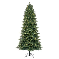 GE 7.5-ft Burlington Spruce Pre-lit LED Artificial Christmas Tree