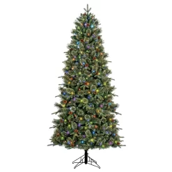 GE 7.5-ft High Ridge Pine Pre-lit LED Artificial Christmas Tree