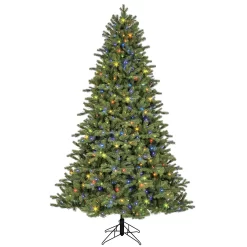 GE 7.5-ft Norway Fir Pre-lit LED Artificial Christmas Tree