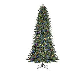 GE 9-ft Norway Fir Pre-lit LED Artificial Christmas Tree