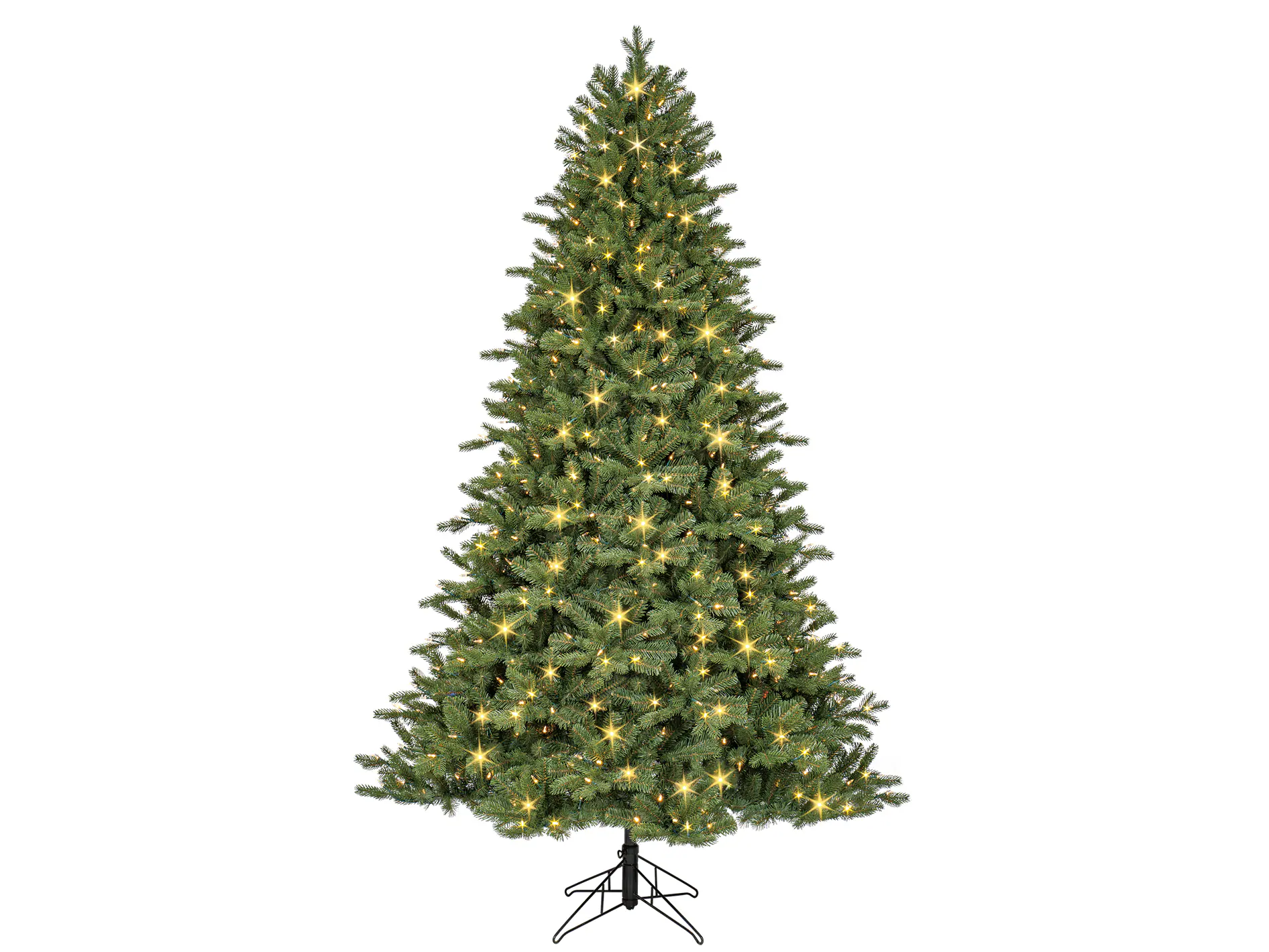 GE 7.5-ft Norway Fir Pre-lit LED Artificial Christmas Tree
