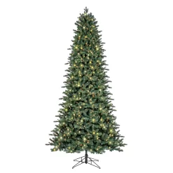 GE 9-ft Norway Fir Pre-lit LED Artificial Christmas Tree