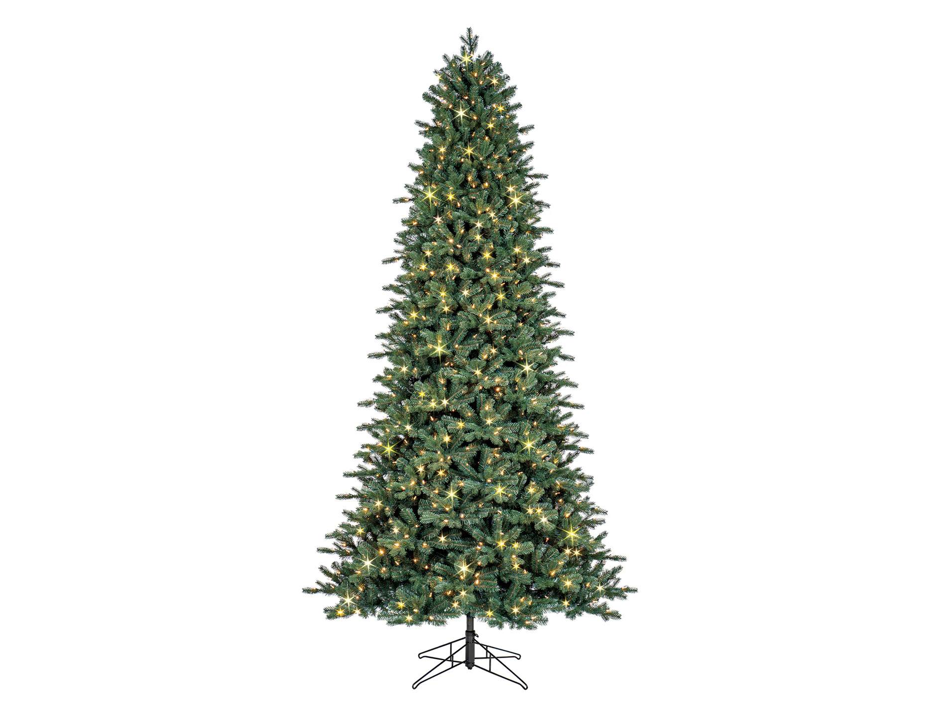 GE 9-ft Norway Fir Pre-lit LED Artificial Christmas Tree