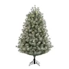 GE 5-ft Frosted Carolina Pine Pre-lit LED Artificial Christmas Tree