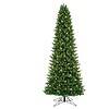 GE 12-ft Scotch Pine Pre-lit LED Artificial Christmas Tree