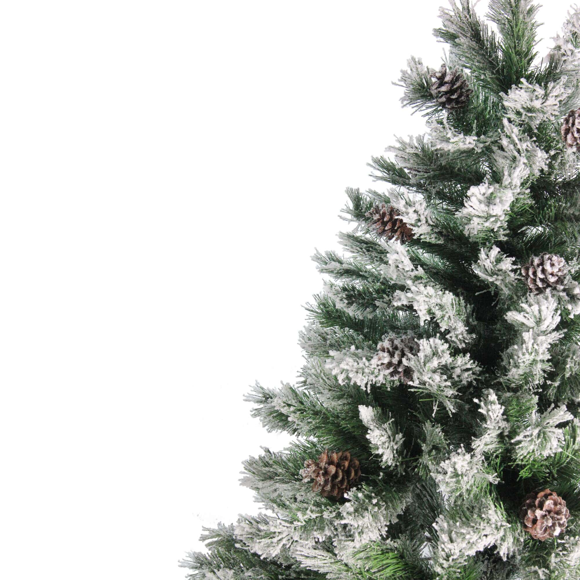 Northlight 7-ft Pine Flocked Artificial Christmas Tree