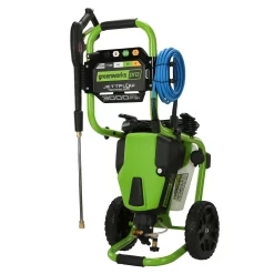 Greenworks Pro 3000 PSI 2-GPM Cold Water Electric Pressure Washer with 5 Spray Tips