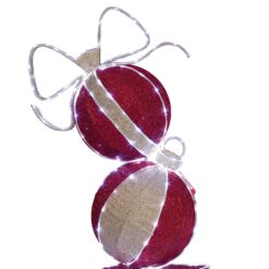 Holiday Living 6-ft LED Red & Gold Ornament Gift Stack Decoration