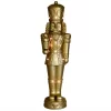 Fraser Hill Farm 48-in Nutcracker Free Standing Decoration with White LED Lights