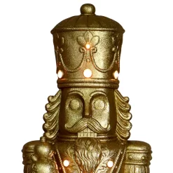 Fraser Hill Farm 48-in Nutcracker Free Standing Decoration with White LED Lights