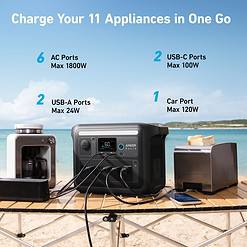 Anker SOLIX C1000X 1056Wh 1800-Watts Portable Power Station
