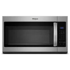 Whirlpool 2-Speed Fan 1.7-cu ft 1000-Watt 29.938-in Over-the-Range Microwave (Fingerprint Resistant Stainless Steel)