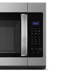 Whirlpool 2-Speed Fan 1.7-cu ft 1000-Watt 29.938-in Over-the-Range Microwave (Fingerprint Resistant Stainless Steel)
