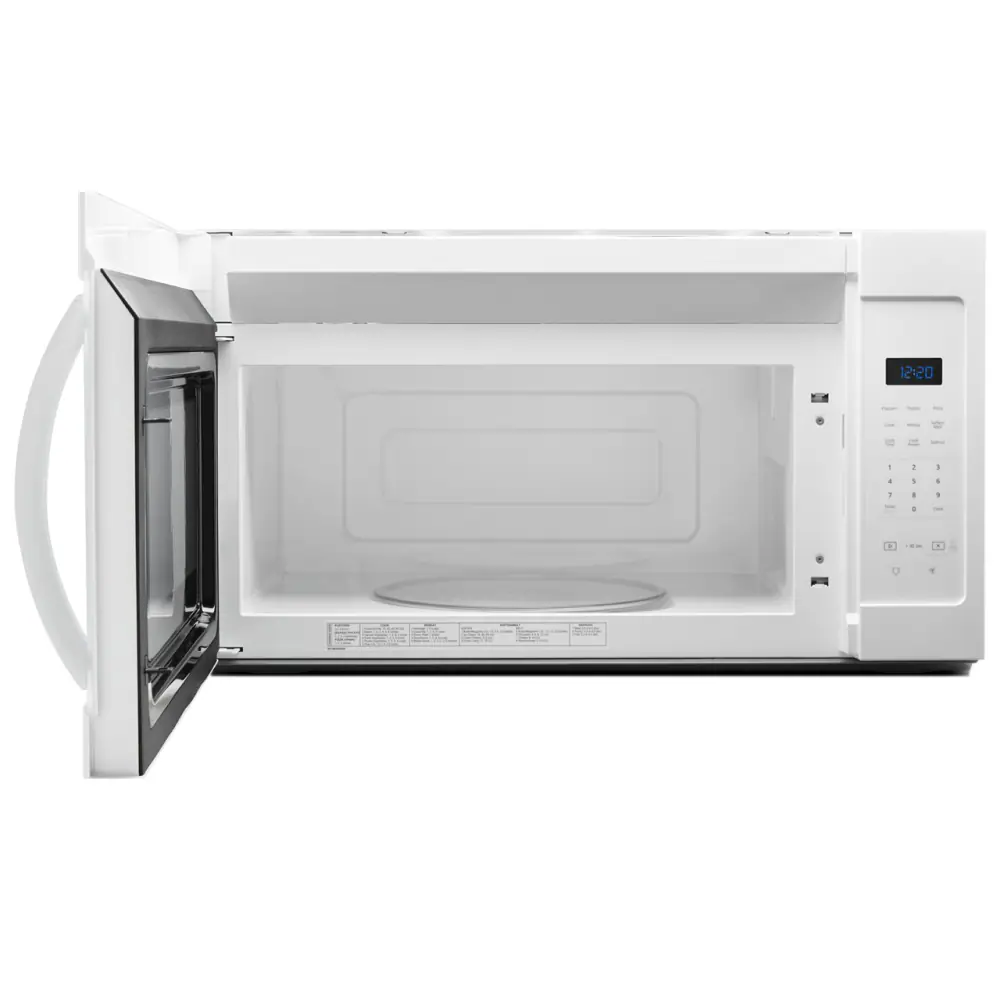 Whirlpool 2-Speed Fan 1.7-cu ft 1000-Watt 29.938-in Over-the-Range Microwave (White)
