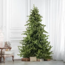 Fraser Hill Farm Unlit 9-ft Foxtail Pine Artificial Christmas Tree
