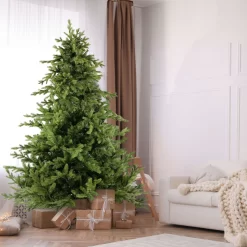 Fraser Hill Farm Unlit 9-ft Foxtail Pine Artificial Christmas Tree
