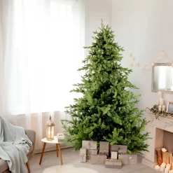 Fraser Hill Farm 7.5-ft Woodside Pine Artificial Christmas Tree