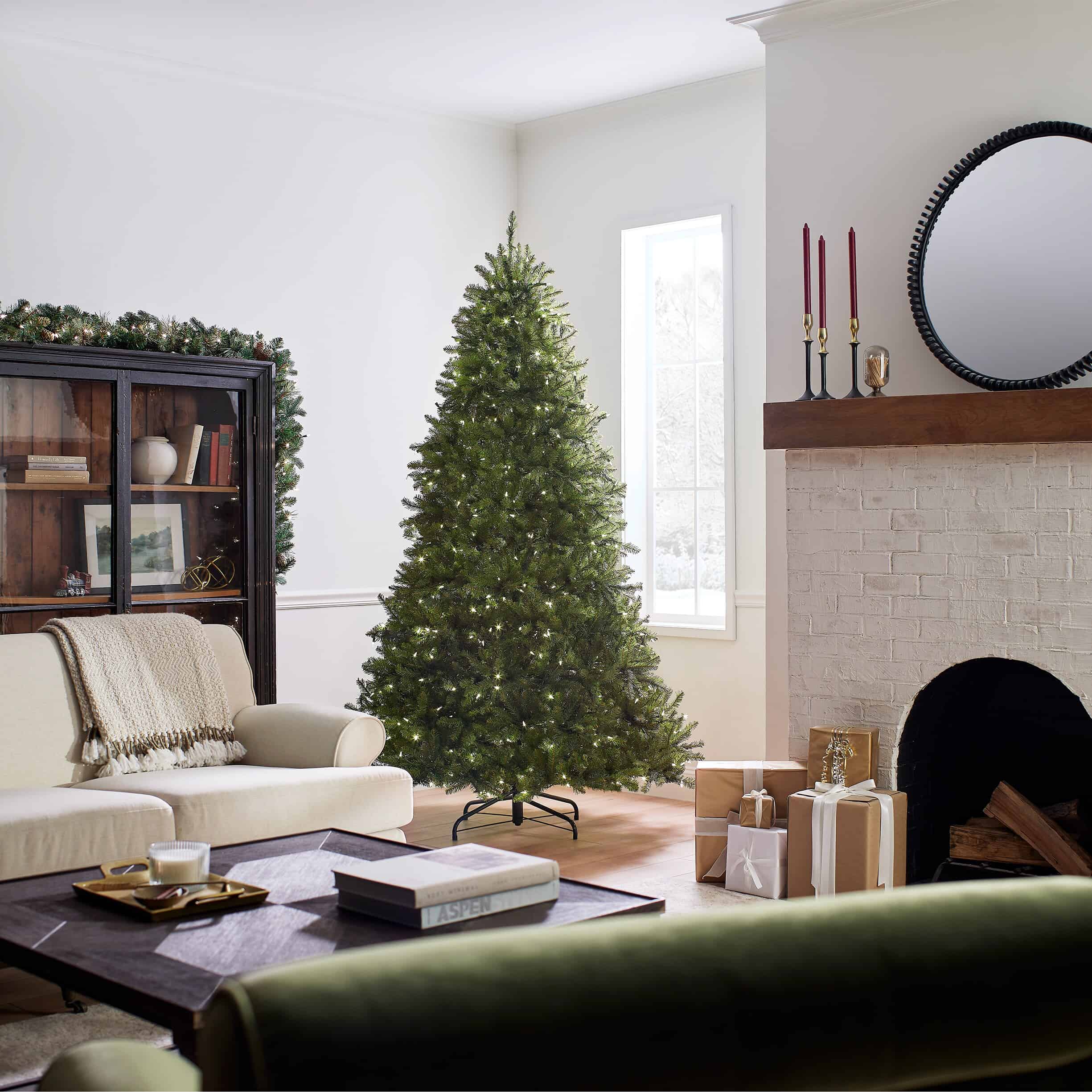 National Tree Company 7.5-ft Dunhill Fir Pre-lit Artificial Christmas Tree with Color Changing LED Lights - Image 9