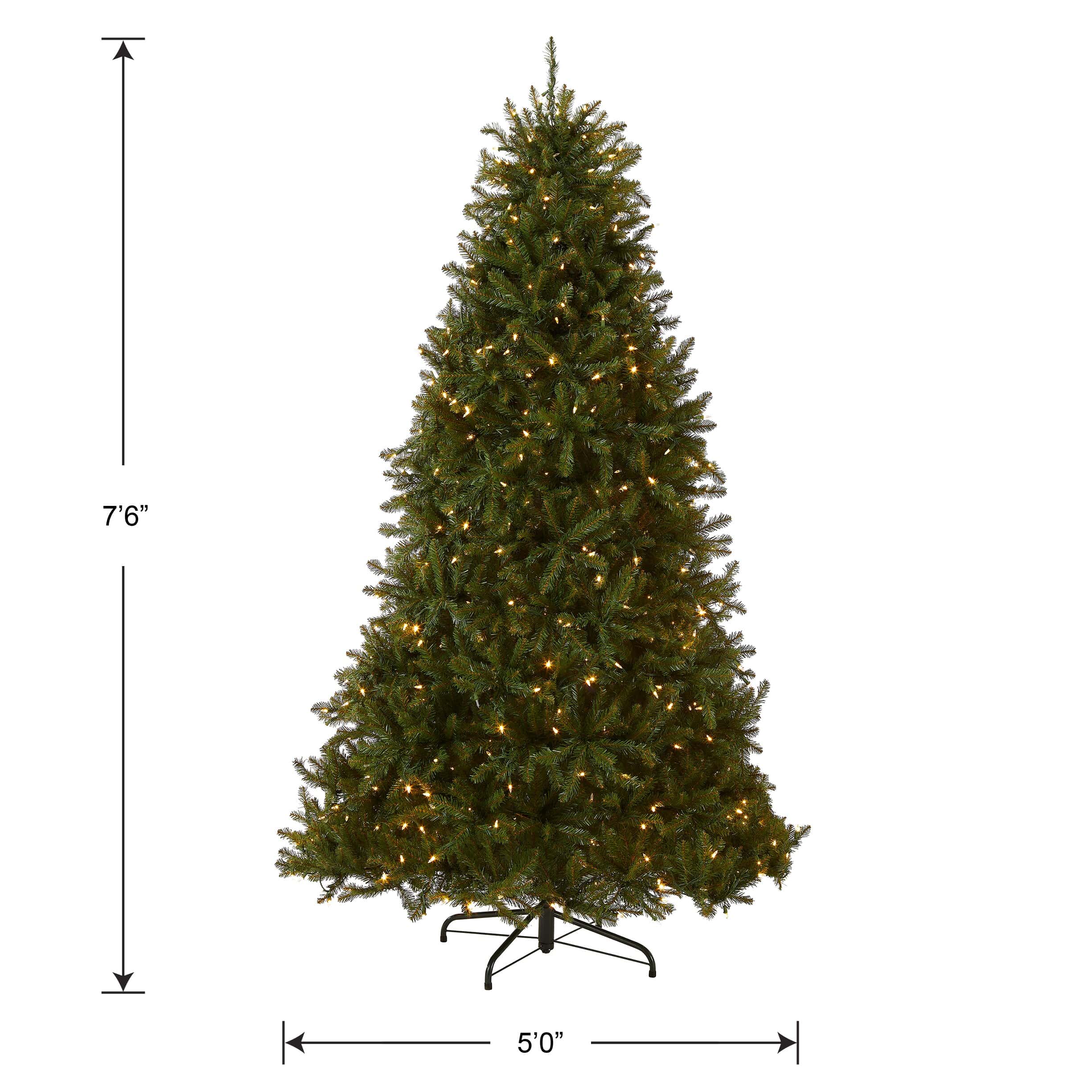 National Tree Company 7.5-ft Dunhill Fir Pre-lit Artificial Christmas Tree with Color Changing LED Lights - Image 14