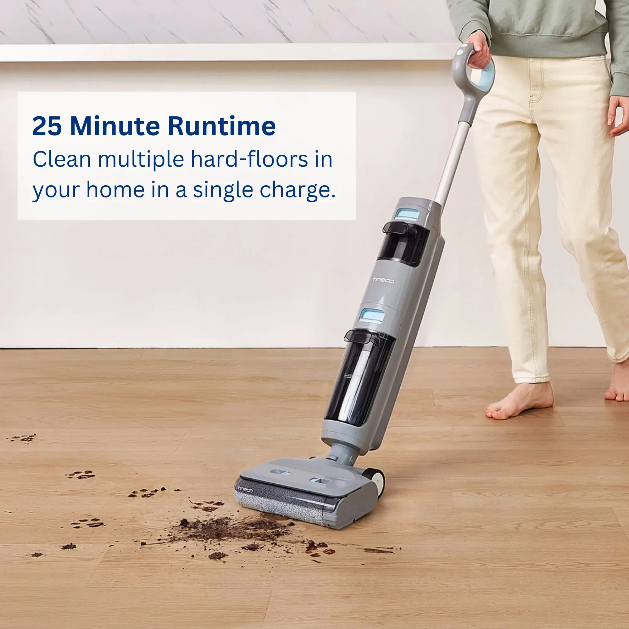 Tineco - GO H2O SENSE Cordless Floor Washer GH303 - Titanium