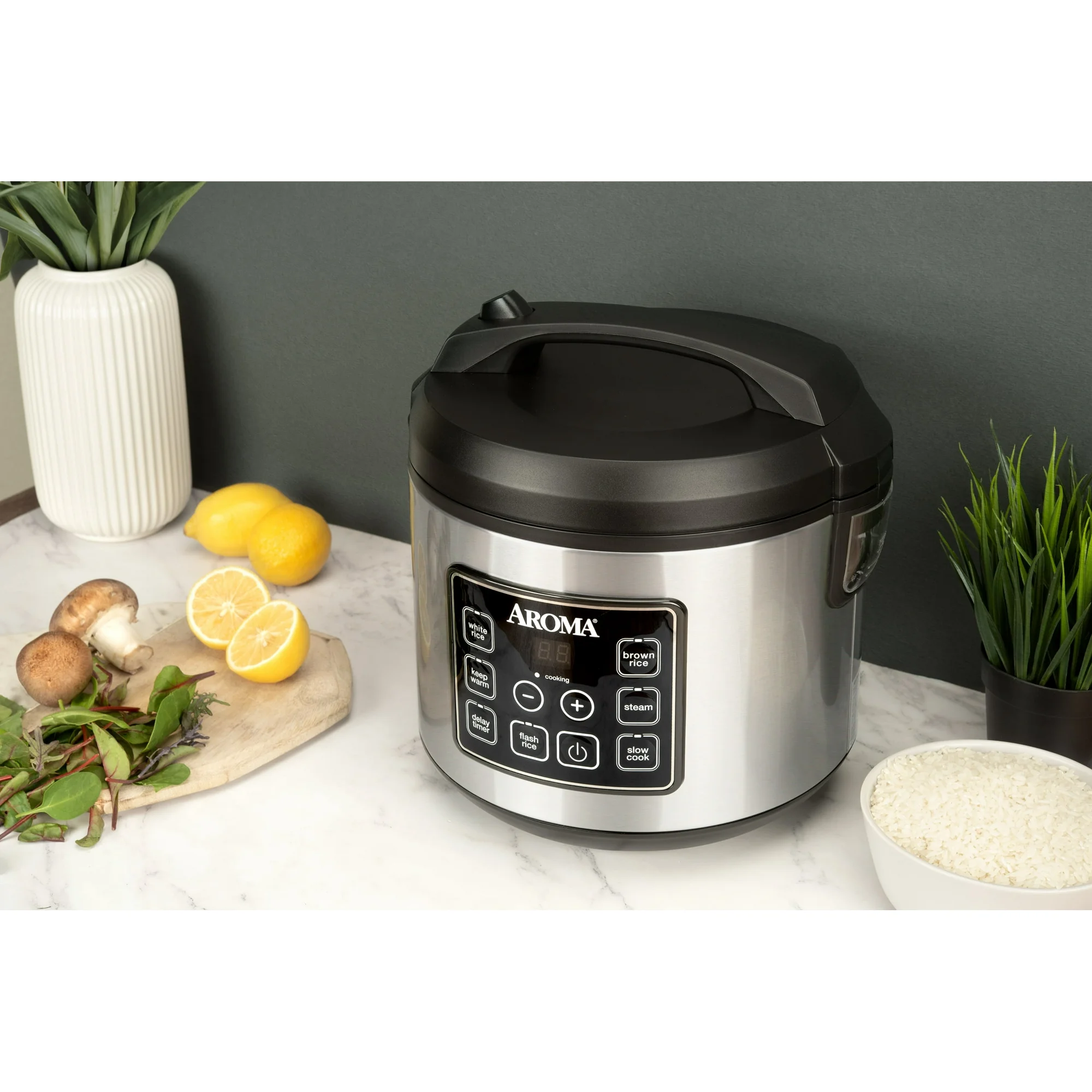 Aroma 20-Cup Programmable Rice & Grain Cooker and Multi-Cooker