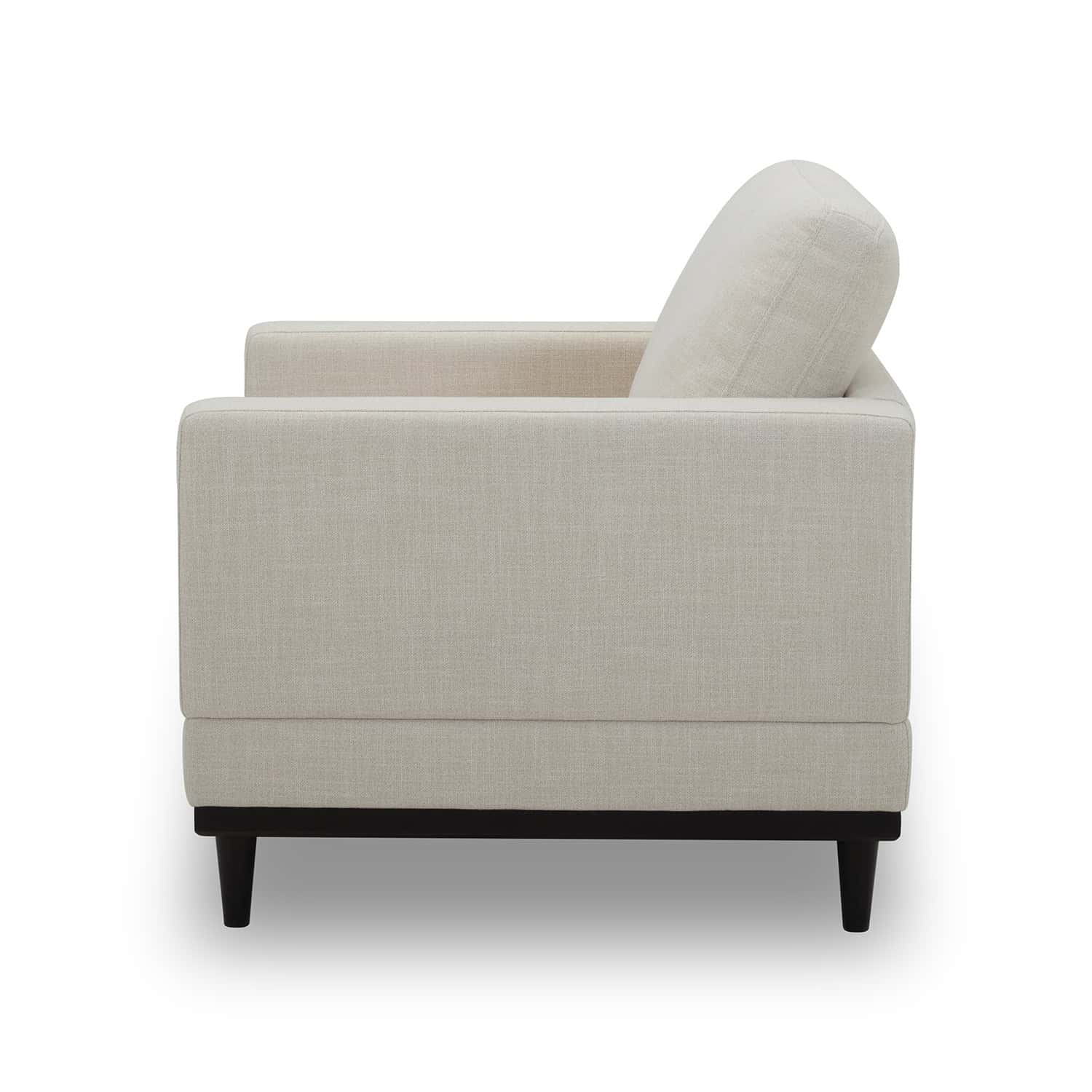 Better Homes & Gardens Springwood Wood Frame Accent Chair, Cream Linen