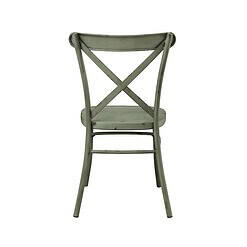 Better Homes and Gardens Collin Distressed Dining Chair, Set of 2, Green Finish