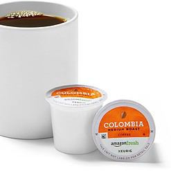 AmazonFresh 80 Ct. K-Cups, Colombia Medium Roast, Keurig K-Cup Brewer Compatible
