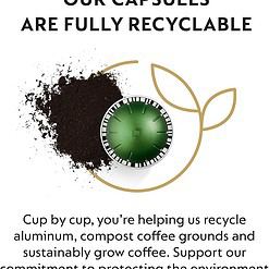 Nespresso Capsules Vertuo, Stormio, Dark Roast Coffee, 30-Count Coffee Pods, Brews 7.8oz.