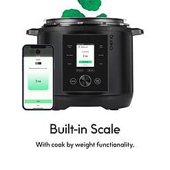 CHEF iQ Smart Pressure Cooker 10 Cooking Functions & 18 Features, Built-in Scale, 6 Qt
