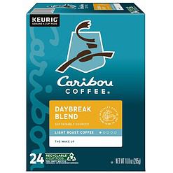 Caribou Coffee Daybreak Morning Blend, Keurig Single-Serve K-Cup Pods, Light Roast, 96 Count (4 Packs of 24)