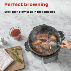 Instant Superior Cooker 7.5QT Slow Cooker and Multicooker, 4-in-1 Functions