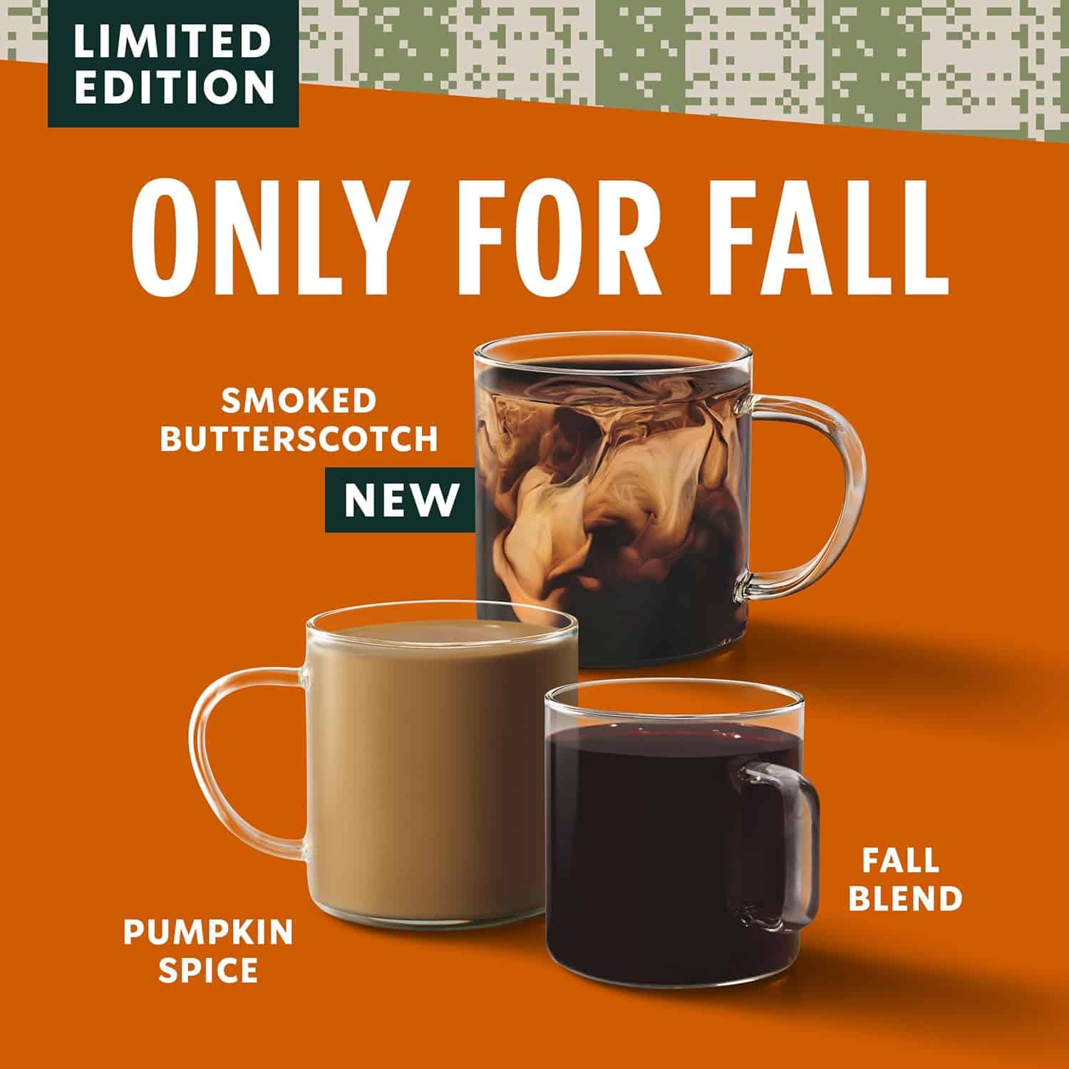 Starbucks K-Cup Coffee Pods, Medium Roast Coffee for Keurig Coffee Makers, Fall Blend, Limited Edition, 6 Boxes (60 Pods Total)