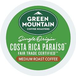 Green Mountain Coffee Roasters Costa Rica Paraiso Single-Serve K-Cup Pods, Medium Roast Coffee, 96 Count