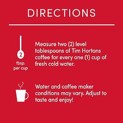 Tim Hortons Decaf, Medium Roast Coffee, Single-Serve K-Cup Pods Compatible with Keurig Brewers, 100ct K-Cups