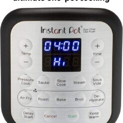 Instant Pot Duo Crisp 11-in-1 Air Fryer and Electric Pressure Cooker Combo, 6 Quart