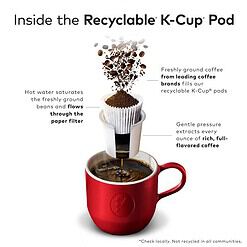 Krispy Kreme Classic Decaf, Single-Serve Keurig K-Cup Pods, Medium Roast Coffee Pods, 72 Count
