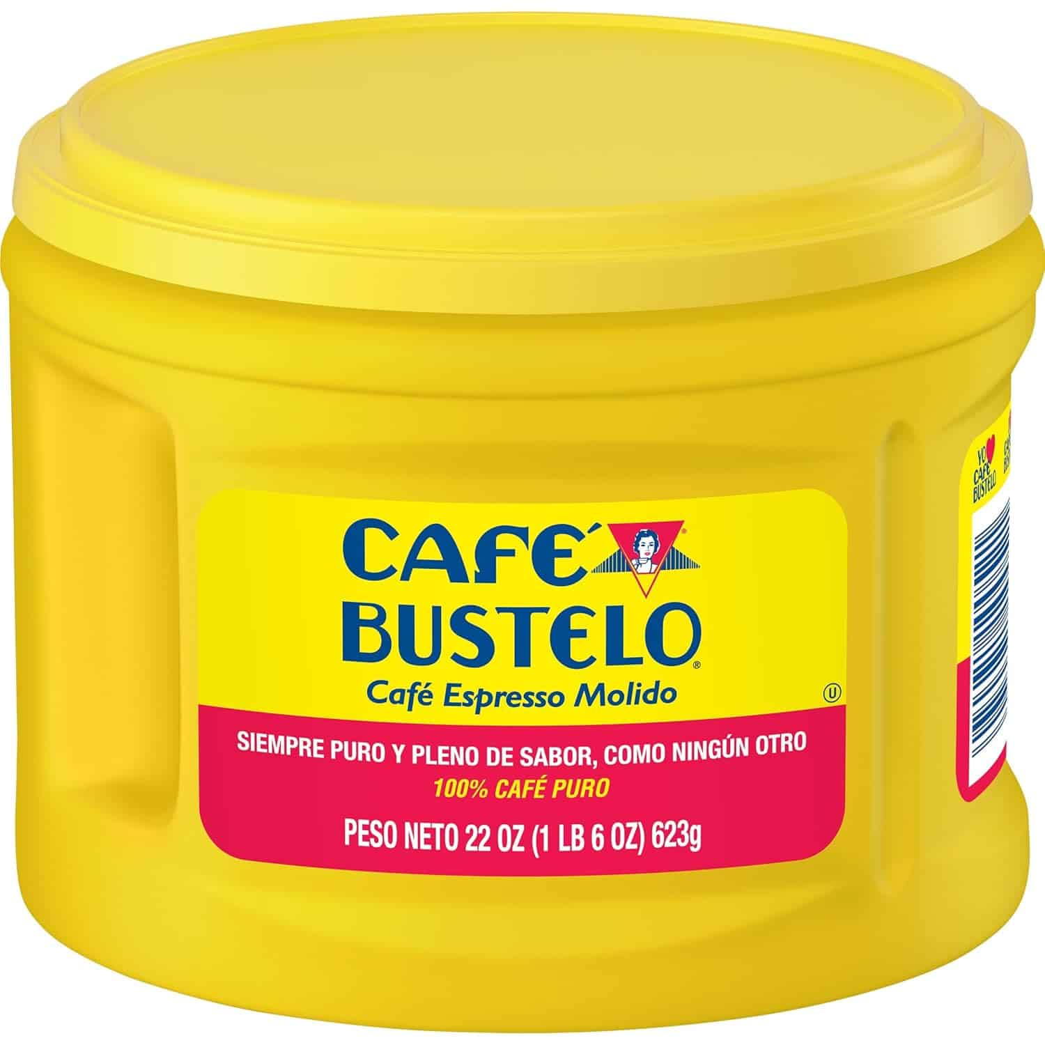 Café Bustelo Espresso Dark Roast Ground Coffee, 22 Ounces (Pack of 6)