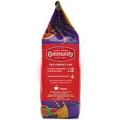 Community Coffee Mardi Gras King Cake Flavored 72 Ounce, Medium Roast Ground Coffee, 12 Ounce (Pack of 6)