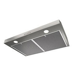 Broan-NuTone BCSQ130SS Three-Speed Glacier Under-Cabinet Range Hood with LED Lights ADA Capable, 30-Inch, Stainless Steel